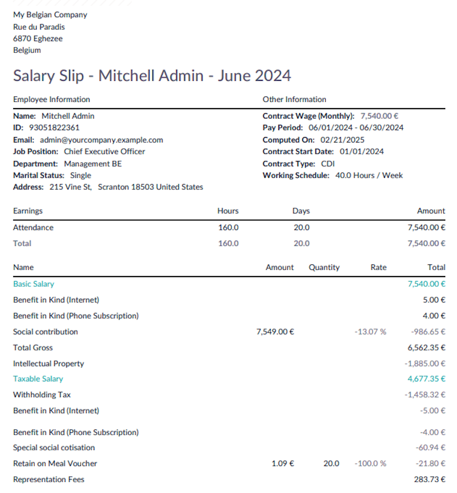 Intellectual Property Payslip 1.