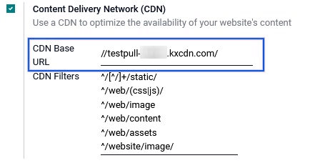 Activate the CDN setting in Cobuild.