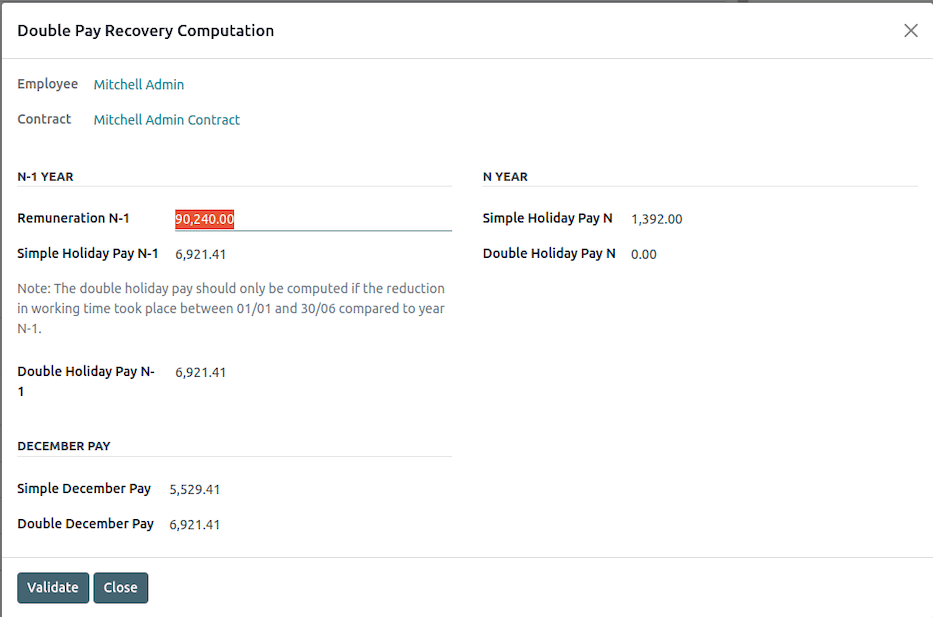 December Pay Amount.
