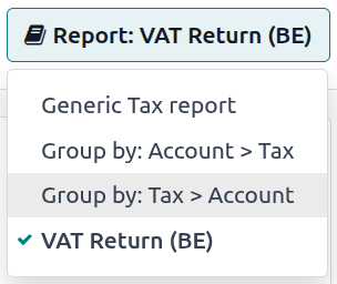 Report variant selection.