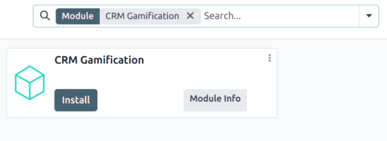 View of the gamification module being installed in Cobuild.