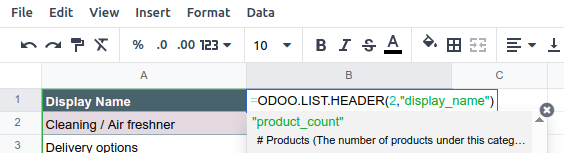 Add fields/columns by editing the formula
