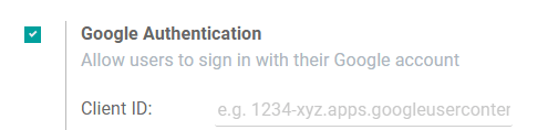 Filling out the client id in Cobuild settings.