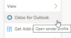 Cobuild for Outlook add-in button