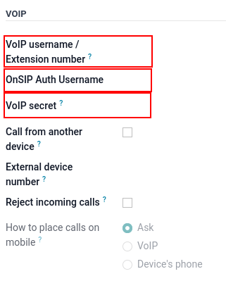 Integration of Axivox user in the Cobuild user preference.