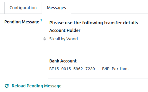 Define payment instructions