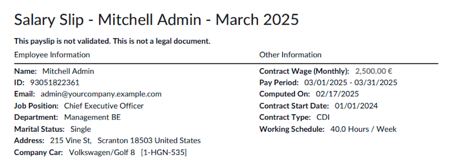 How to read a payslip - General Information.
