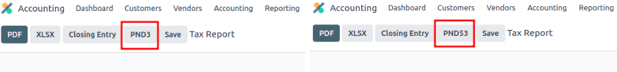 PND3 and PND53 CSV files