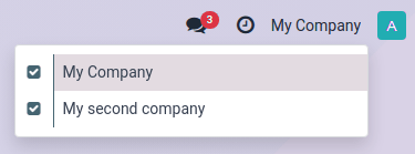 Selecting all companies that have accounts to be merged.