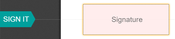 Tip and placeholder example in Cobuild Sign